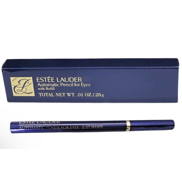 Estee Lauder Automatic Pencil WHITE Eyeliner +FREE Refill HTF Discontinu… - Picture 1 of 10